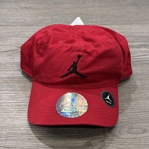 Nike Air Jordan Jumpman Youth Boys Strap Back Red Hat Baseball Cap
